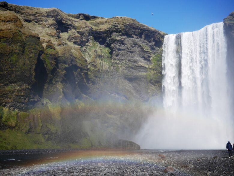 アイスランドのスコゥガフォスの滝 Skógafoss