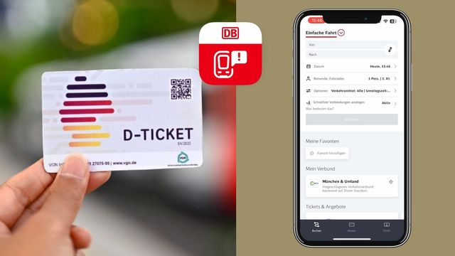 D-TicketとアプリのQRコード