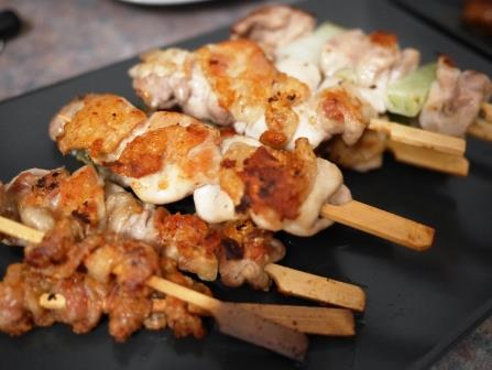 自宅で焼き鳥