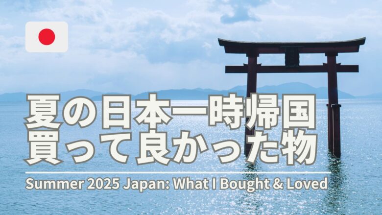 日本一時帰国で買ってよかったもの