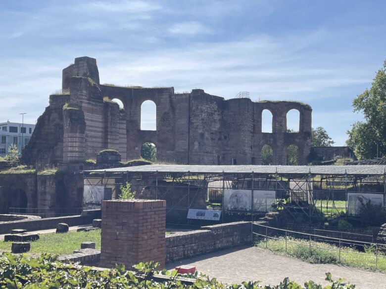 4世紀に建設されたローマ時代の大浴場跡