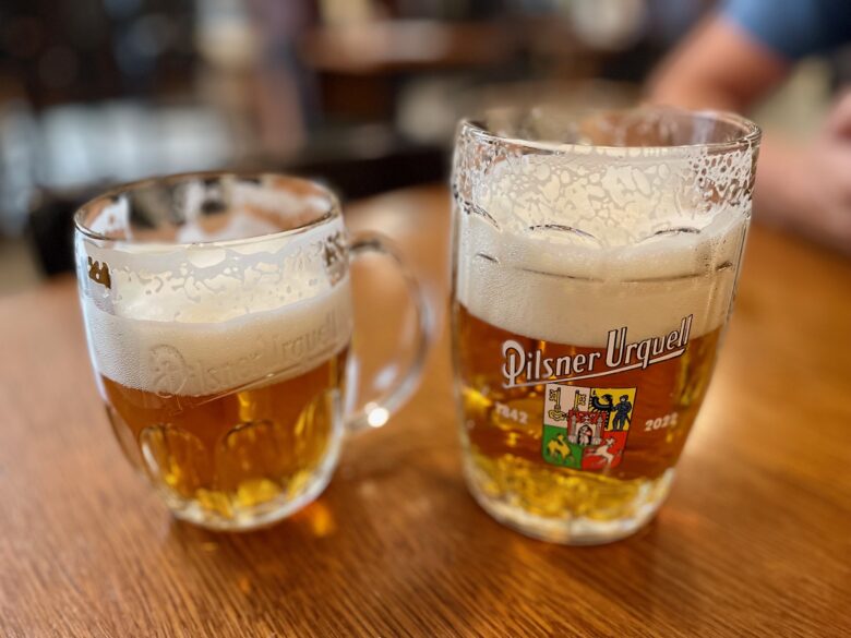 大好きなピルスナーウルケルのビール