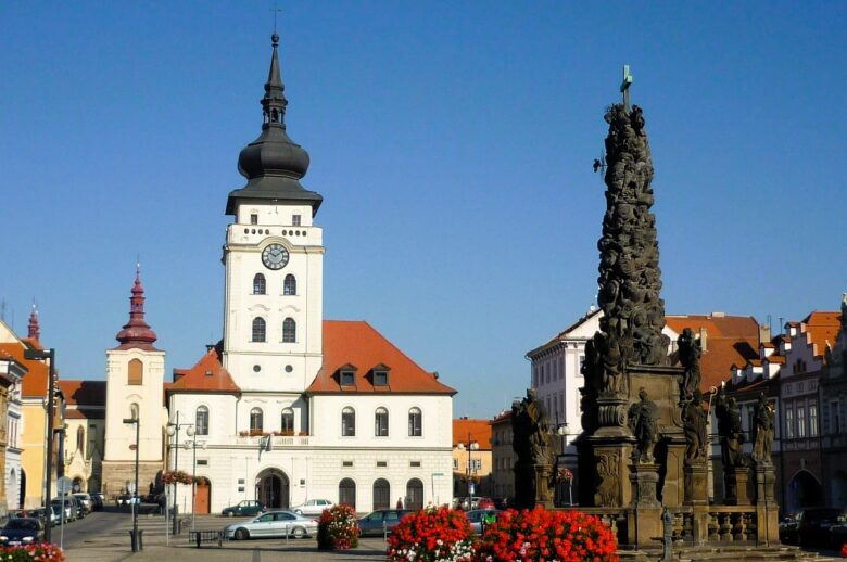 Žatecの旧市街地広場