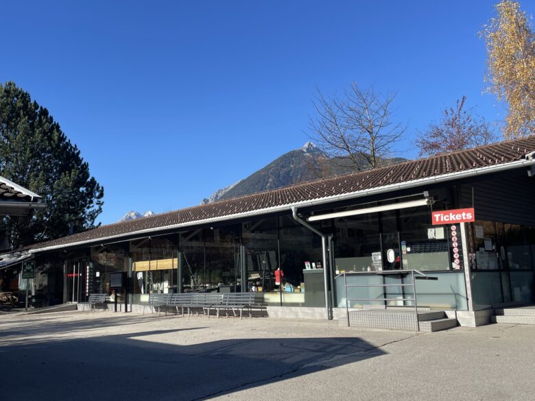 シュヴァーツ銀山ツアーのチケット売り場