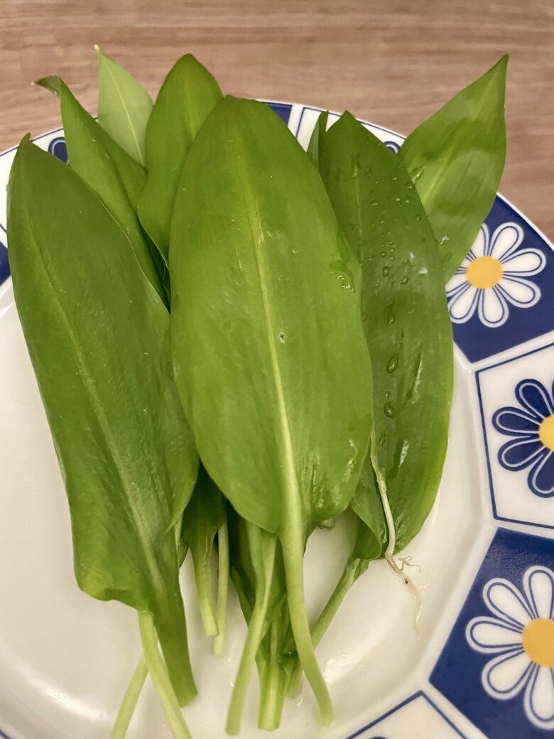 洗って皿に乗せたベアラオホ