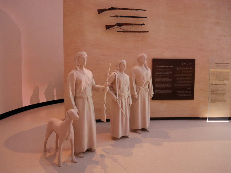 アブダビのザーイド国立博物館の展示「我々はどこから来たのか？」　